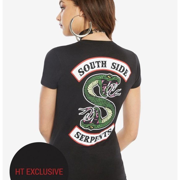 T-Shirt Bambini Urban Backwoods South Side Serpents | Nero | 100% Cotone - 4